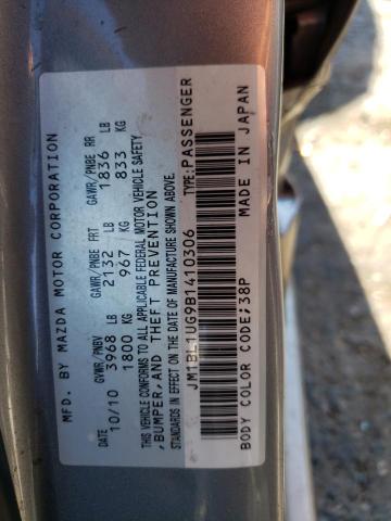 Photo 10 from auction – 2011 MAZDA 3 I with VIN JM1BL1UG9B1410306