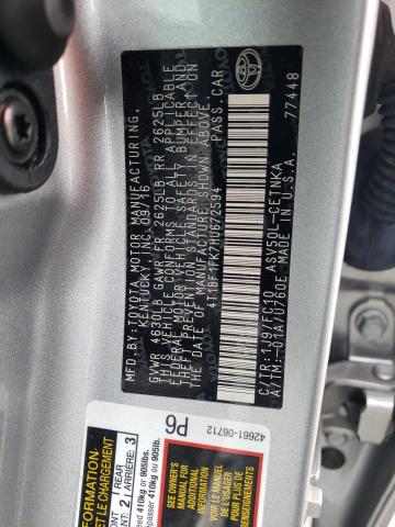 Photo 10 from auction – 2017 TOYOTA CAMRY with VIN 4T1BF1FK7HU672594