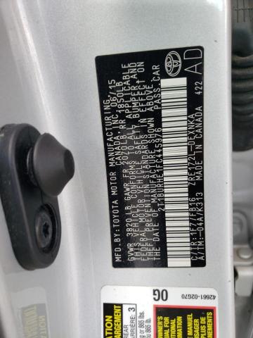Photo 10 from auction – 2015 TOYOTA COROLLA L with VIN 2T1BURHE1FC445976