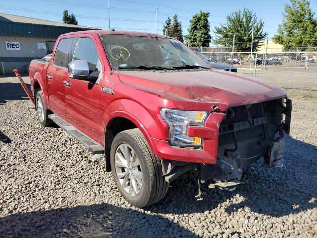 FORD F150 SUPER 2017 with VIN 1FTEW1EF5HKD28196 - Photo from auction