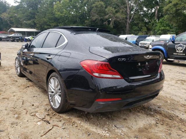 Photo 3 from auction – 2021 GENESIS G70 ELITE with VIN KMTG34LAXMU072048