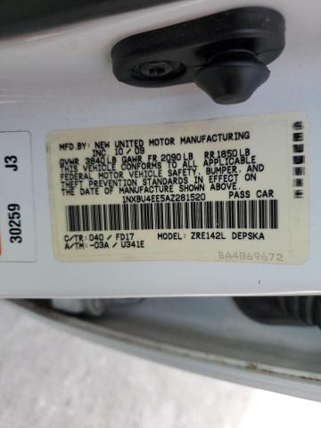 Photo 10 from auction – 2010 TOYOTA COROLLA with VIN 1NXBU4EE5AZ281520