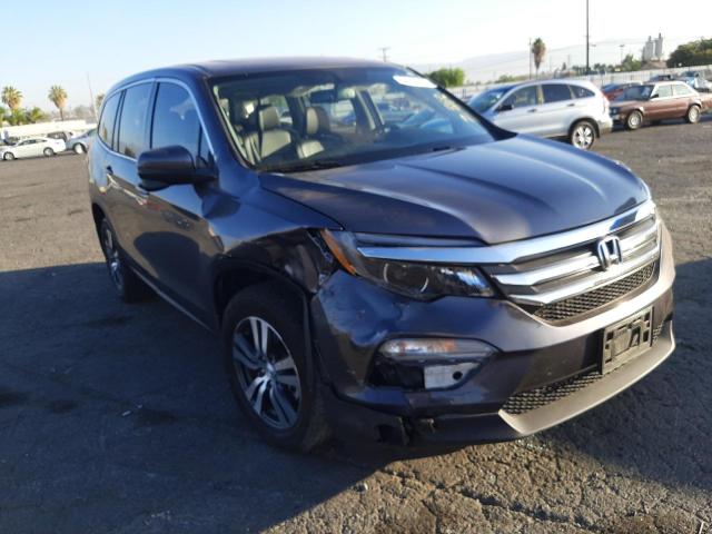HONDA PILOT EXL 2018 with VIN 5FNYF5H53JB013455 - Photo from auction