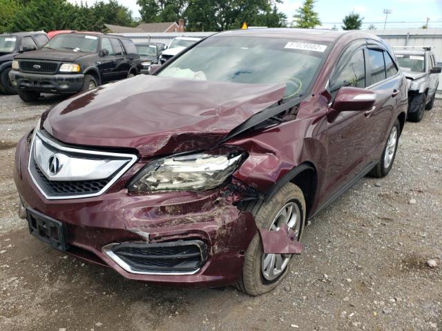 Photo 2 from auction – 2016 ACURA RDX with VIN 5J8TB4H38GL012307