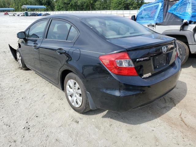 Photo 3 from auction – 2012 HONDA CIVIC LX with VIN 2HGFB2F54CH587145