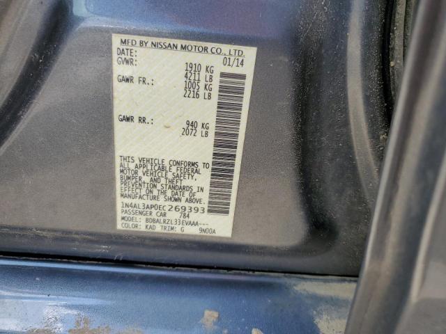 Photo 10 from auction – 2014 NISSAN ALTIMA 2.5 with VIN 1N4AL3AP0EC269393
