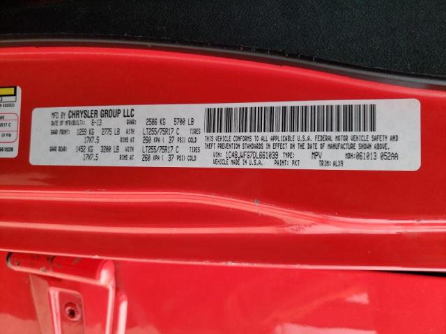 Photo 10 from auction – 2013 JEEP WRANGLER U with VIN 1C4BJWFG7DL661039