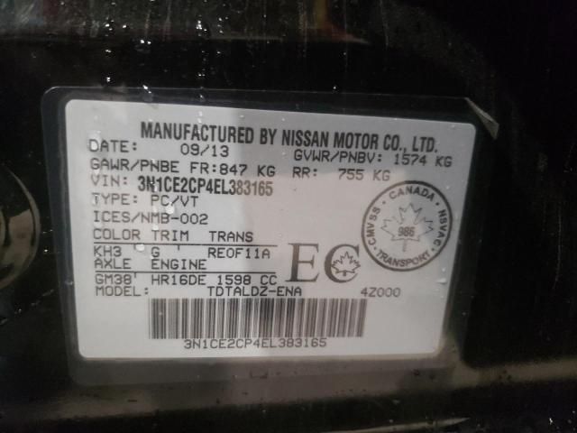 Photo 10 from auction – 2014 NISSAN VERSA NOTE with VIN 3N1CE2CP4EL383165