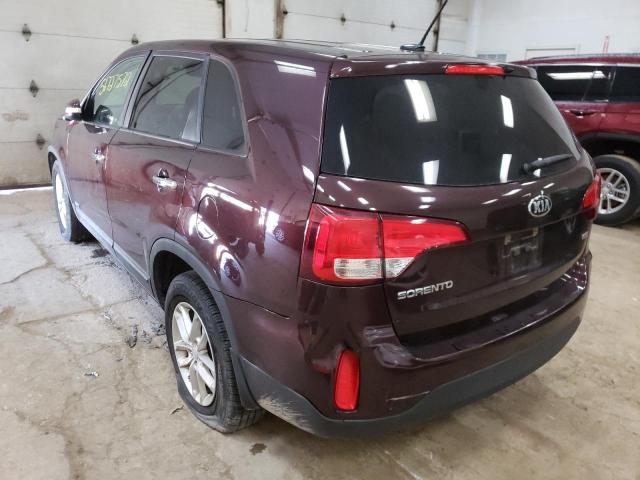 Photo 3 from auction – 2015 KIA SORENTO LX with VIN 5XYKTCA67FG654792