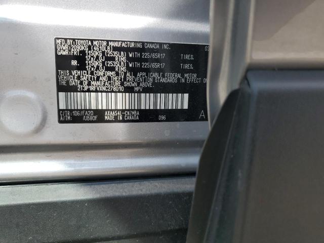 Photo 10 from auction – 2022 TOYOTA RAV4 XLE with VIN 2T3P1RFVXNC278010