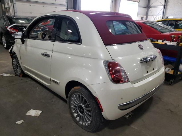 Photo 3 from auction – 2012 FIAT 500 LOUNGE with VIN 3C3CFFER3CT301475