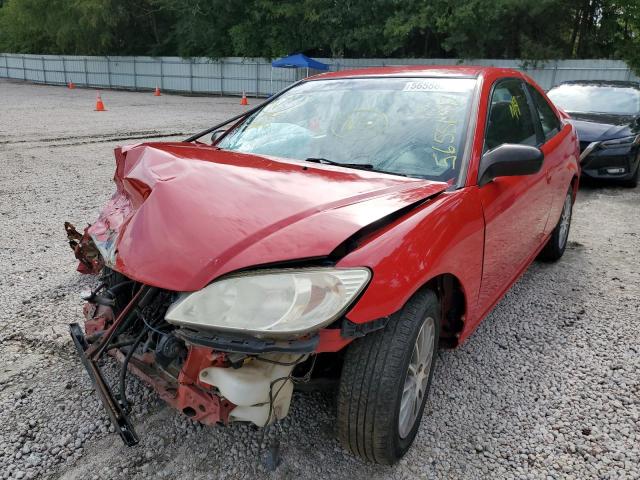 Photo 2 from auction – 2005 HONDA CIVIC LX with VIN 1HGEM22555L074245