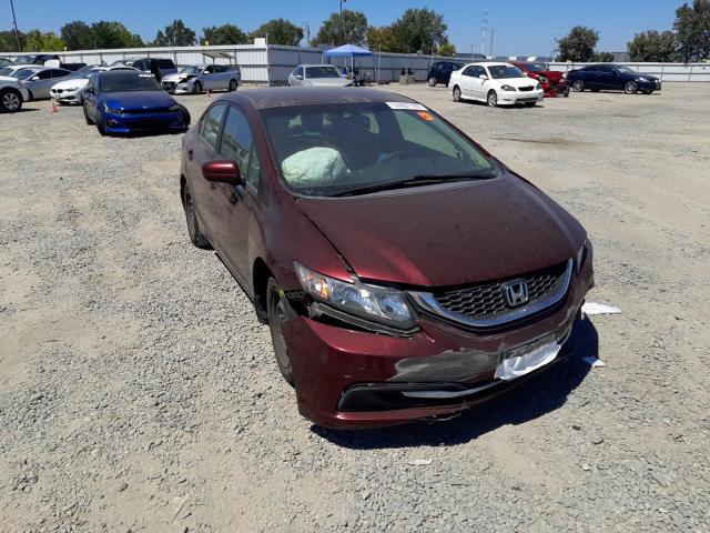 HONDA CIVIC LX 2014 with VIN 19XFB2F55EE219439 - Photo from auction