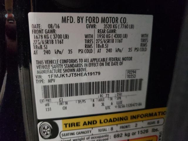 Photo 10 from auction – 2017 FORD EXPEDITION with VIN 1FMJK1JT5HEA19179