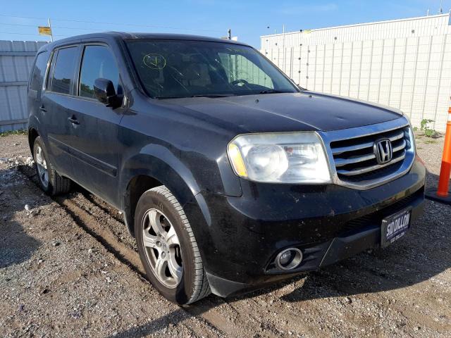 HONDA PILOT EXL 2013 with VIN 5FNYF4H69DB034432 - Photo from auction