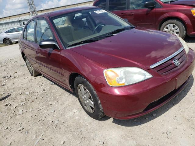 Photo 1 from auction – 2003 HONDA CIVIC LX with VIN 2HGES16513H625016