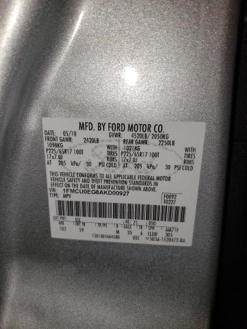 Foto 10 de la subasta – 2010 FORD ESCAPE LIM con VIN 1FMCU0EG8AKD00927