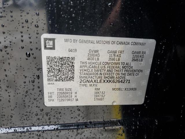 Photo 10 from auction – 2019 CHEVROLET EQUINOX LT with VIN 2GNAXLEXXK6264271