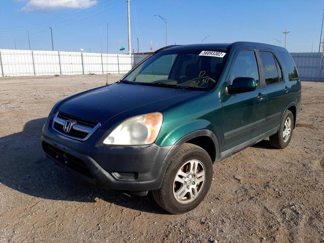 Photo 2 from auction – 2002 HONDA CR-V EX with VIN JHLRD78882C090730