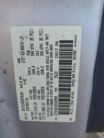 Photo 10 from auction – 2005 DODGE DAKOTA QUA with VIN 1D7HE48K25S303994