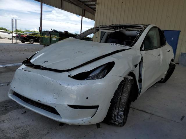 Photo 2 from auction – 2021 TESLA MODEL Y with VIN 5YJYGDEEXMF060725