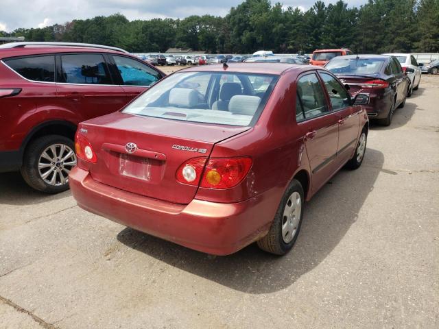 Photo 4 from auction – 2004 TOYOTA COROLLA CE with VIN 1NXBR32E94Z249304