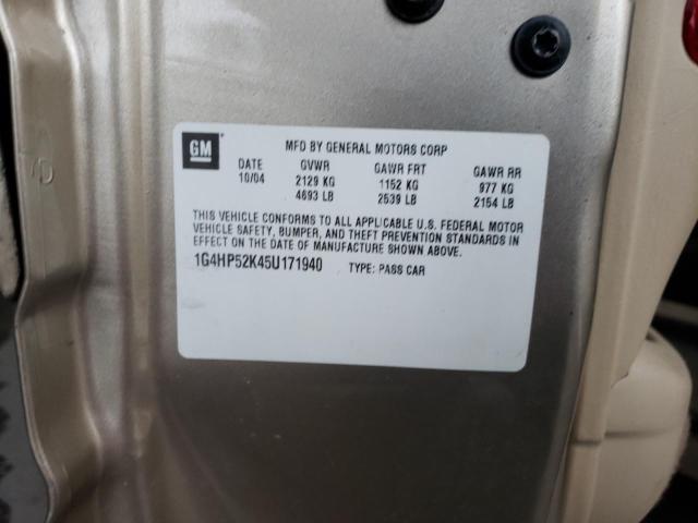 Photo 10 from auction – 2005 BUICK LESABRE CU with VIN 1G4HP52K45U171940