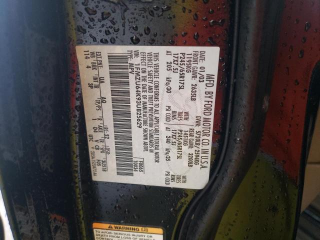 Photo 10 from auction – 2003 FORD EXPLORER E with VIN 1FMZU64K93UB25629