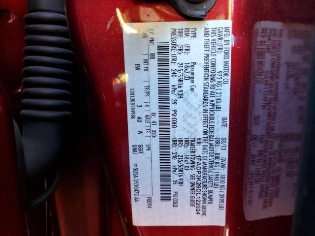 Photo 10 from auction – 2013 FORD FOCUS SE with VIN 1FADP3K29DL122024