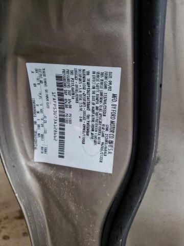 Photo 10 from auction – 2003 FORD TAURUS SE with VIN 1FAFP53U73A128662