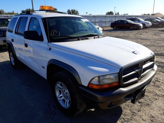 DODGE DURANGO SP 2002 with VIN 1B4HR38N92F181221 - Photo from auction