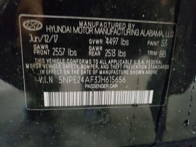 Photo 10 from auction – 2018 HYUNDAI SONATA SE with VIN 5NPE24AF3JH615656