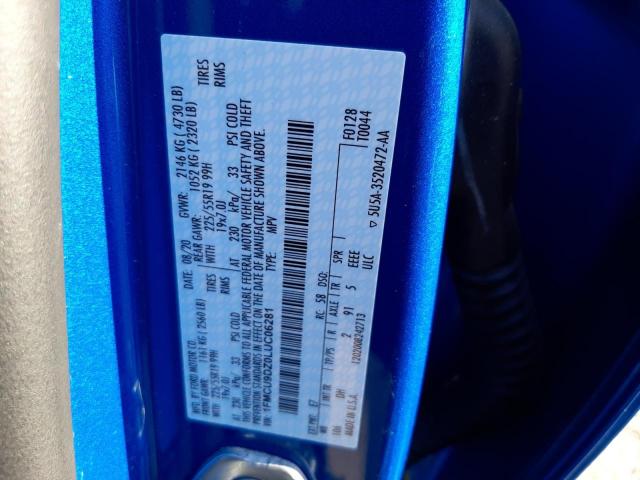 Photo 10 from auction – 2020 FORD ESCAPE TIT with VIN 1FMCU9DZ0LUC06281
