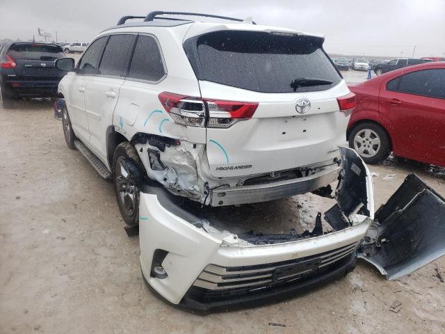 Photo 3 from auction – 2019 TOYOTA HIGHLANDER with VIN 5TDDZRFH9KS956263