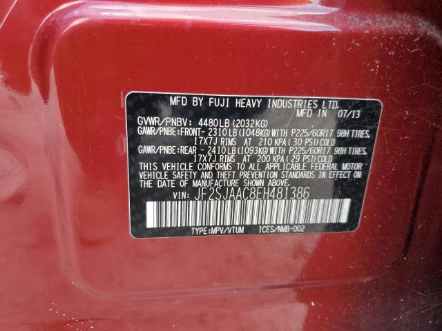 Photo 10 from auction – 2014 SUBARU FORESTER 2 with VIN JF2SJAAC8EH481386