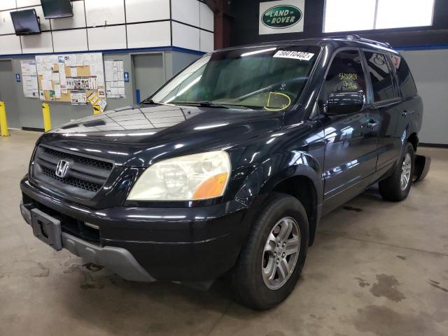 Photo 2 from auction – 2005 HONDA PILOT EX with VIN 2HKYF18405H553062