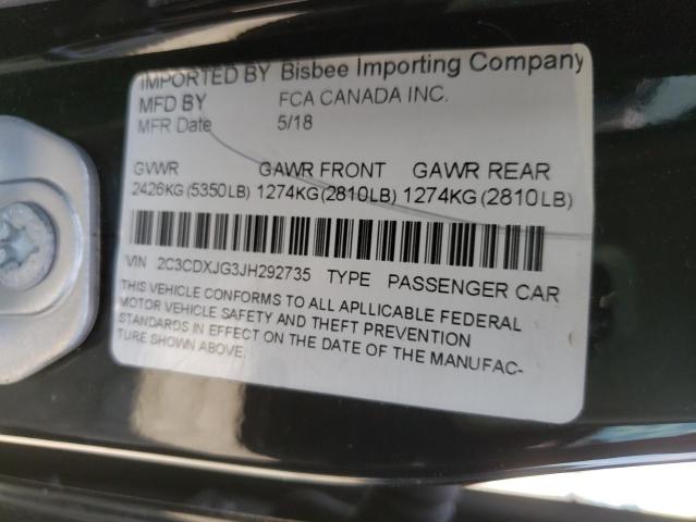Photo 10 from auction – 2018 DODGE CHARGER GT with VIN 2C3CDXJG3JH292735