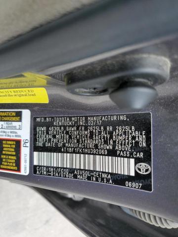 Photo 10 from auction – 2017 TOYOTA CAMRY LE with VIN 4T1BF1FK1HU392069
