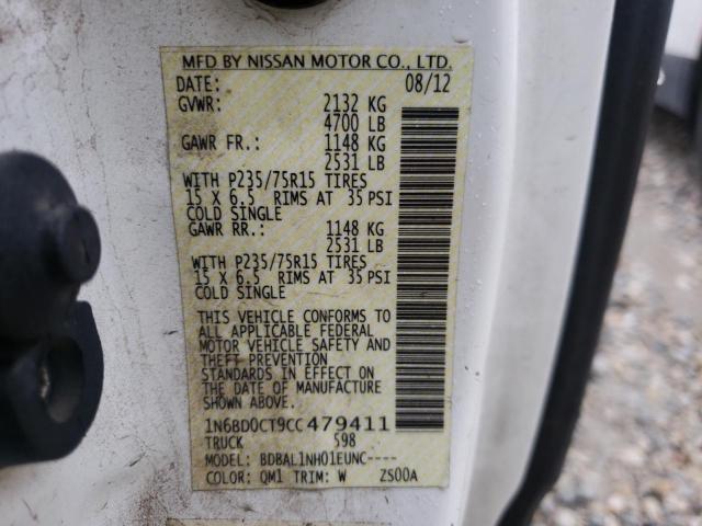 Photo 10 from auction – 2012 NISSAN FRONTIER S with VIN 1N6BD0CT9CC479411