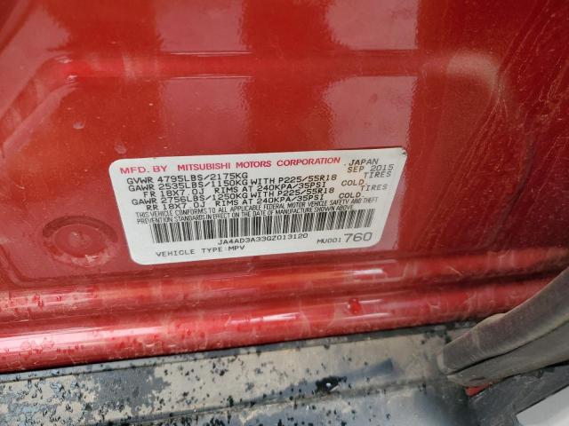 Photo 10 from auction – 2016 MITSUBISHI OUTLANDER with VIN JA4AD3A33GZ013120