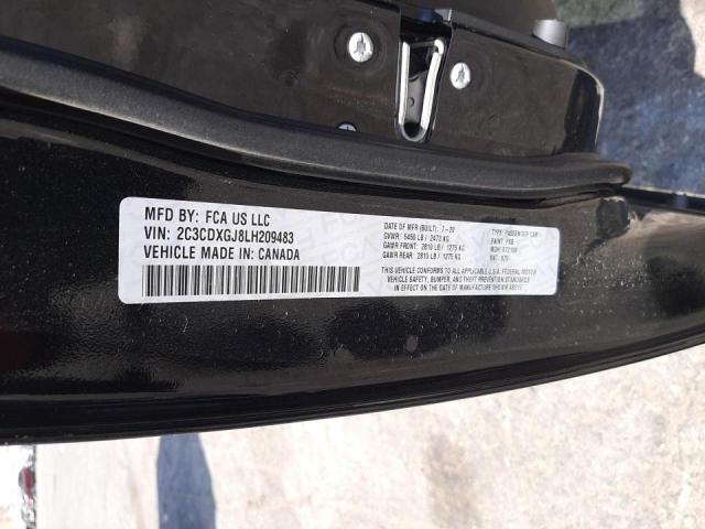 Photo 10 from auction – 2020 DODGE CHARGER SC with VIN 2C3CDXGJ8LH209483