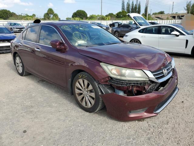 HONDA ACCORD EXL 2015 with VIN 1HGCR2F88FA015636 - Photo from auction