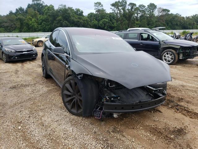 TESLA MODEL X 2020 with VIN 5YJXCBE2XLF301716 - Photo from auction
