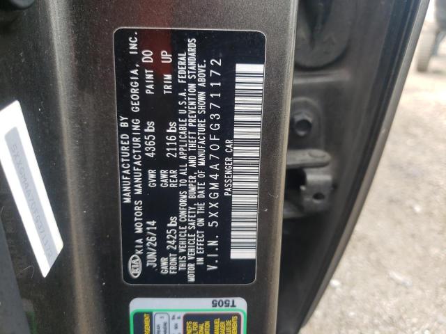 Photo 10 from auction – 2015 KIA OPTIMA LX with VIN 5XXGM4A70FG371172