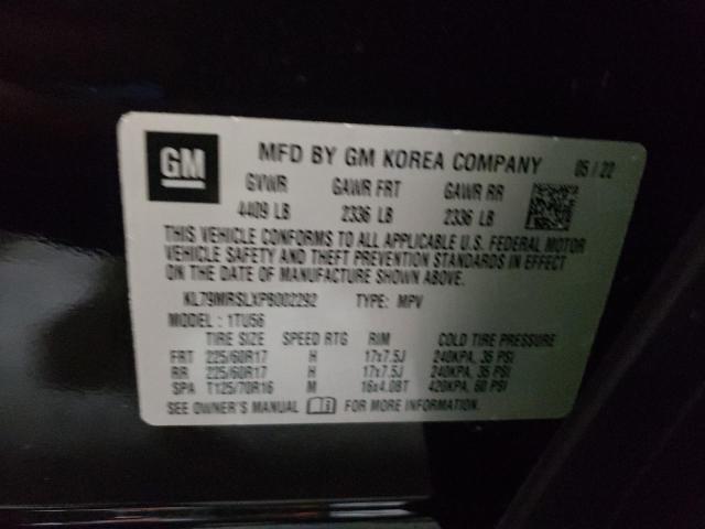Photo 10 from auction – 2023 CHEVROLET TRAILBLAZE with VIN KL79MRSLXPB002292