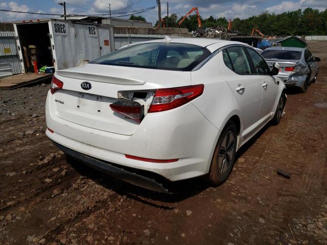 Photo 4 from auction – 2013 KIA OPTIMA HYB with VIN KNAGM4AD3D5042048