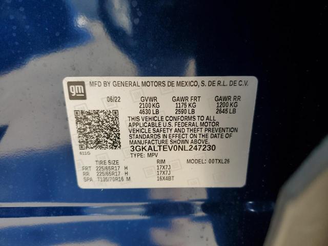 Photo 10 from auction – 2022 GMC TERRAIN SL with VIN 3GKALTEV0NL247230