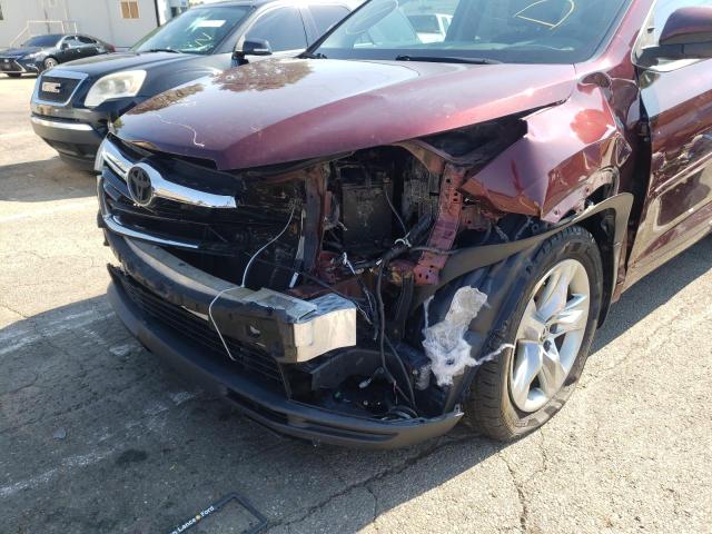 Photo 9 from auction – 2016 TOYOTA HIGHLANDER with VIN 5TDDKRFH7GS253241