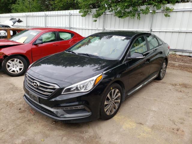 Photo 2 from auction – 2017 HYUNDAI SONATA SPO with VIN 5NPE34AF6HH468062