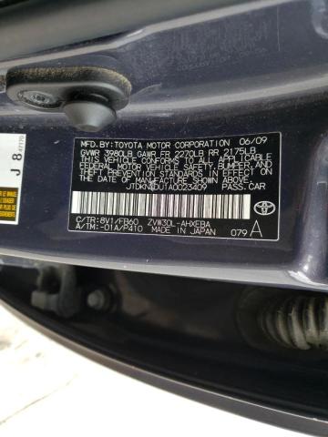 Photo 10 from auction – 2010 TOYOTA PRIUS with VIN JTDKN3DU1A0023409
